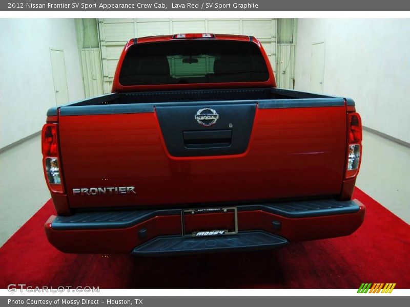 Lava Red / SV Sport Graphite 2012 Nissan Frontier SV Sport Appearance Crew Cab