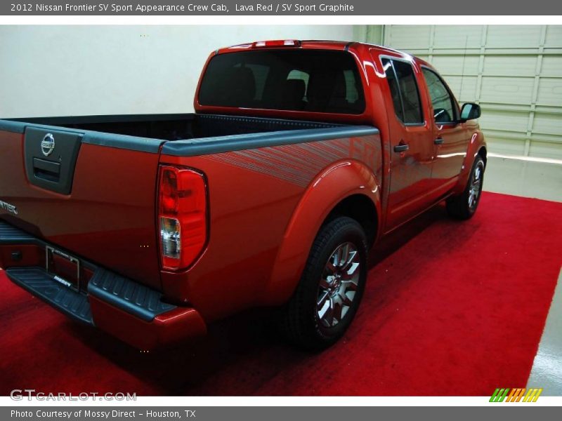 Lava Red / SV Sport Graphite 2012 Nissan Frontier SV Sport Appearance Crew Cab