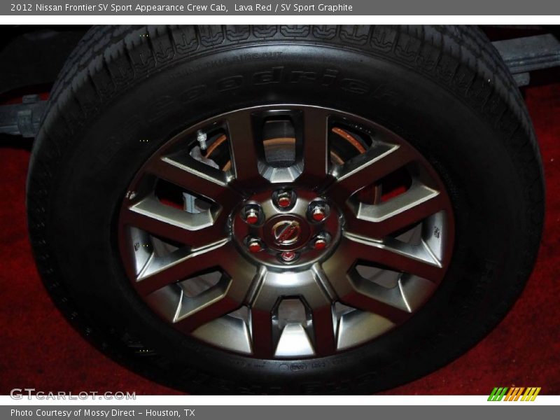 Lava Red / SV Sport Graphite 2012 Nissan Frontier SV Sport Appearance Crew Cab