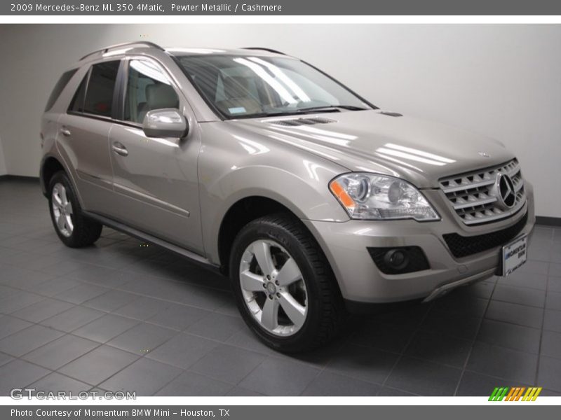Pewter Metallic / Cashmere 2009 Mercedes-Benz ML 350 4Matic