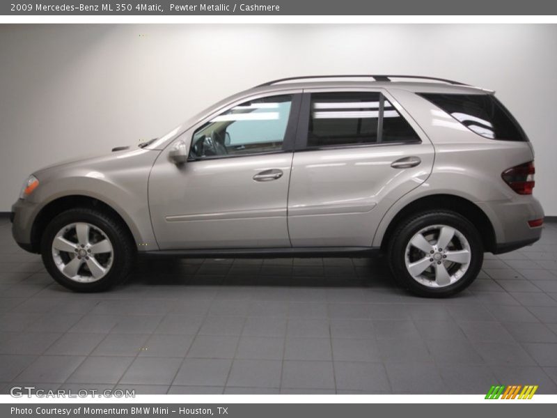 Pewter Metallic / Cashmere 2009 Mercedes-Benz ML 350 4Matic