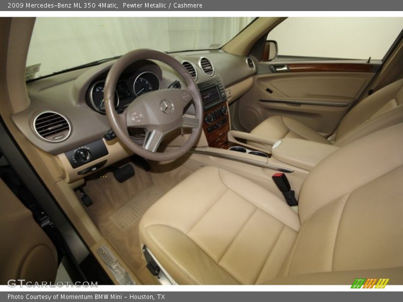 Pewter Metallic / Cashmere 2009 Mercedes-Benz ML 350 4Matic