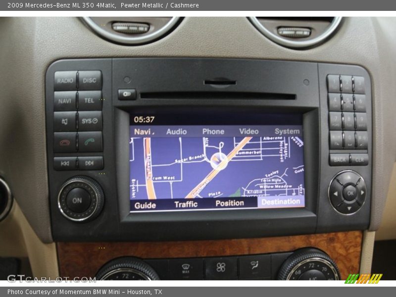Pewter Metallic / Cashmere 2009 Mercedes-Benz ML 350 4Matic