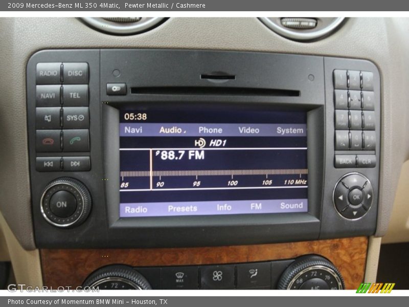 Pewter Metallic / Cashmere 2009 Mercedes-Benz ML 350 4Matic