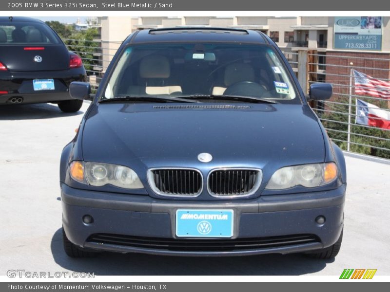 Steel Blue Metallic / Sand 2005 BMW 3 Series 325i Sedan