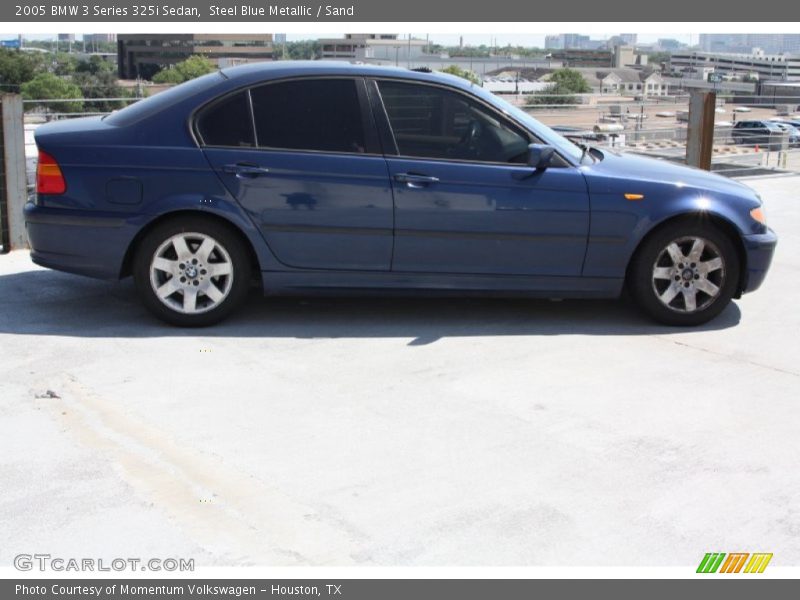 Steel Blue Metallic / Sand 2005 BMW 3 Series 325i Sedan