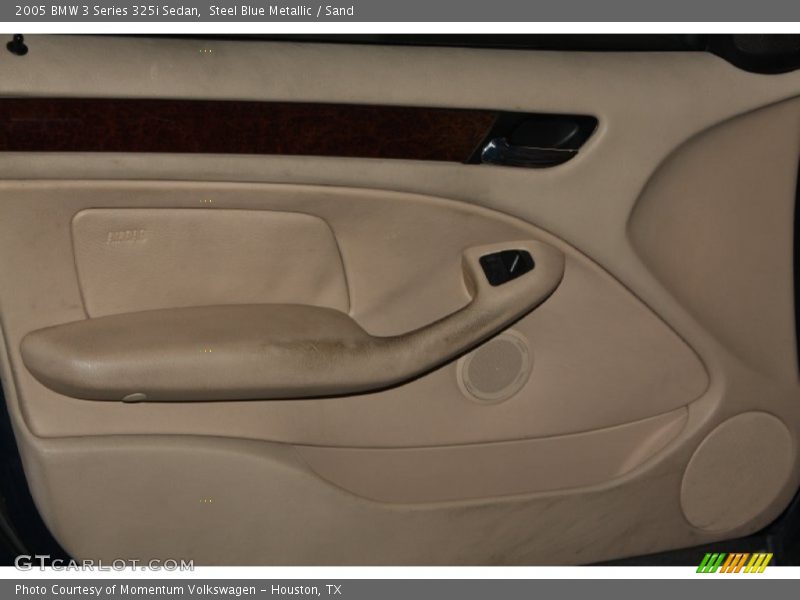 Steel Blue Metallic / Sand 2005 BMW 3 Series 325i Sedan