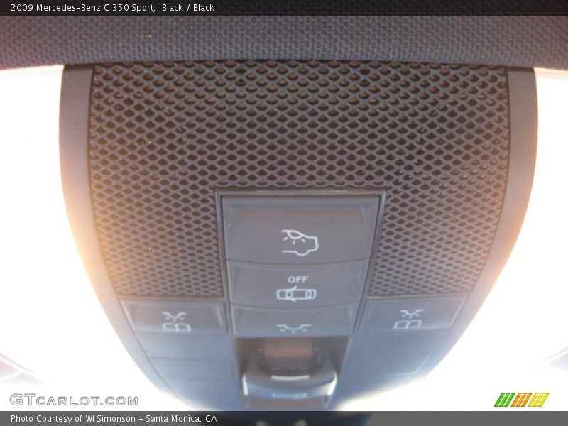 Black / Black 2009 Mercedes-Benz C 350 Sport