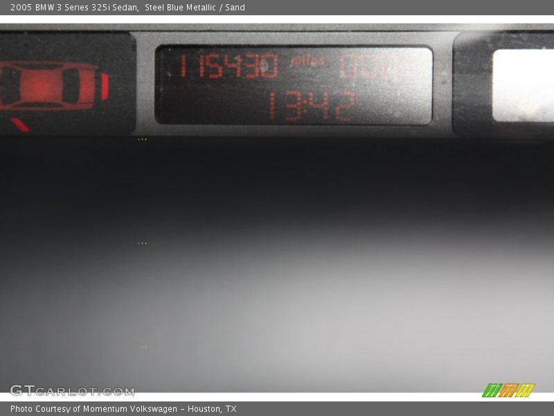 Steel Blue Metallic / Sand 2005 BMW 3 Series 325i Sedan