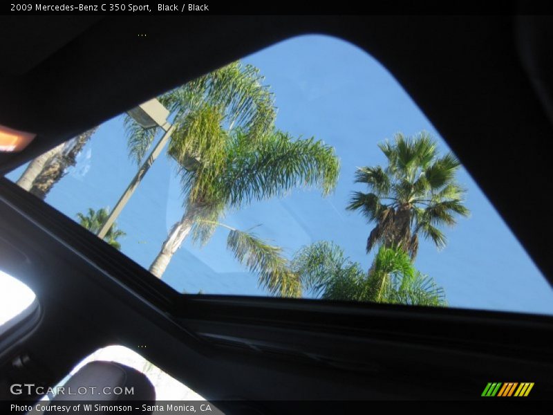 Black / Black 2009 Mercedes-Benz C 350 Sport