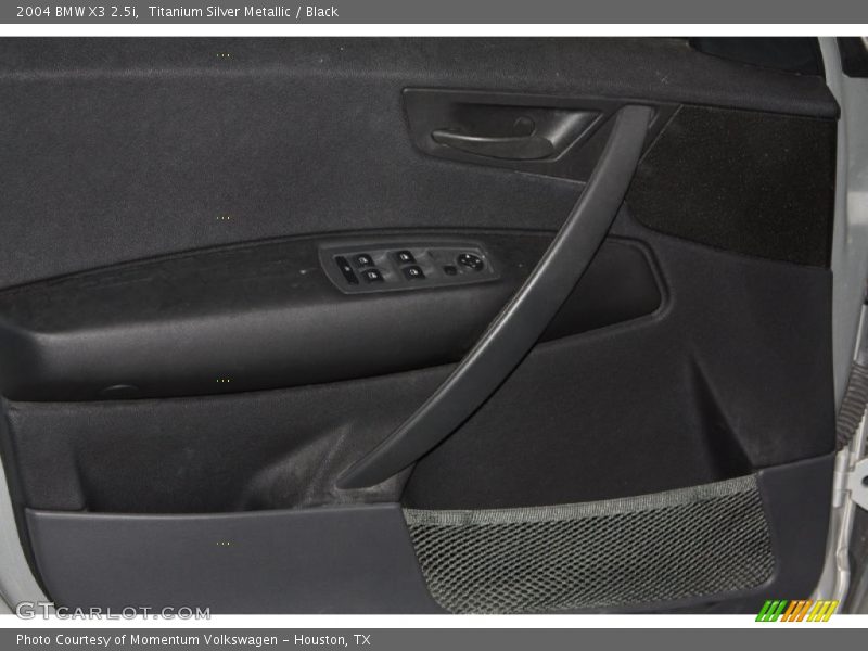 Titanium Silver Metallic / Black 2004 BMW X3 2.5i
