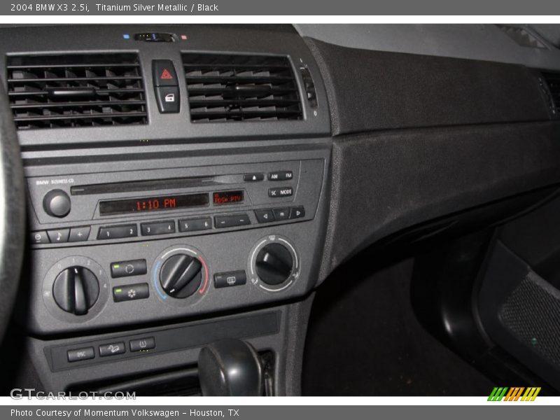 Titanium Silver Metallic / Black 2004 BMW X3 2.5i