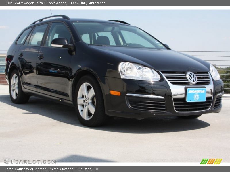 Black Uni / Anthracite 2009 Volkswagen Jetta S SportWagen