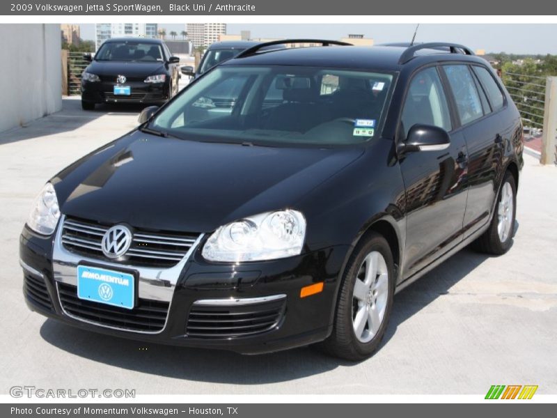 Black Uni / Anthracite 2009 Volkswagen Jetta S SportWagen