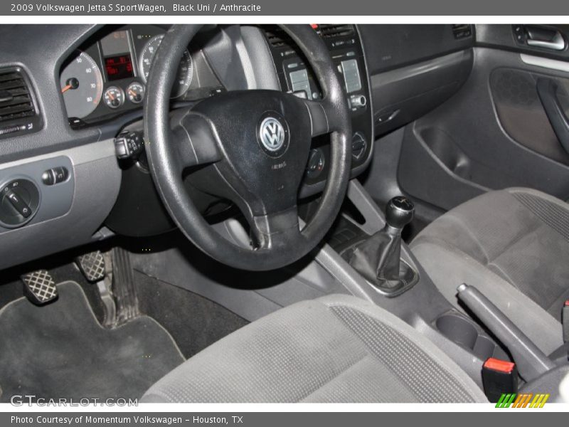 Black Uni / Anthracite 2009 Volkswagen Jetta S SportWagen
