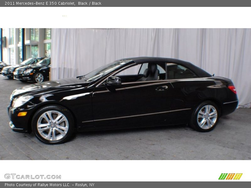 Black / Black 2011 Mercedes-Benz E 350 Cabriolet