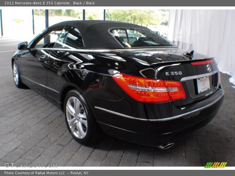 Black / Black 2011 Mercedes-Benz E 350 Cabriolet