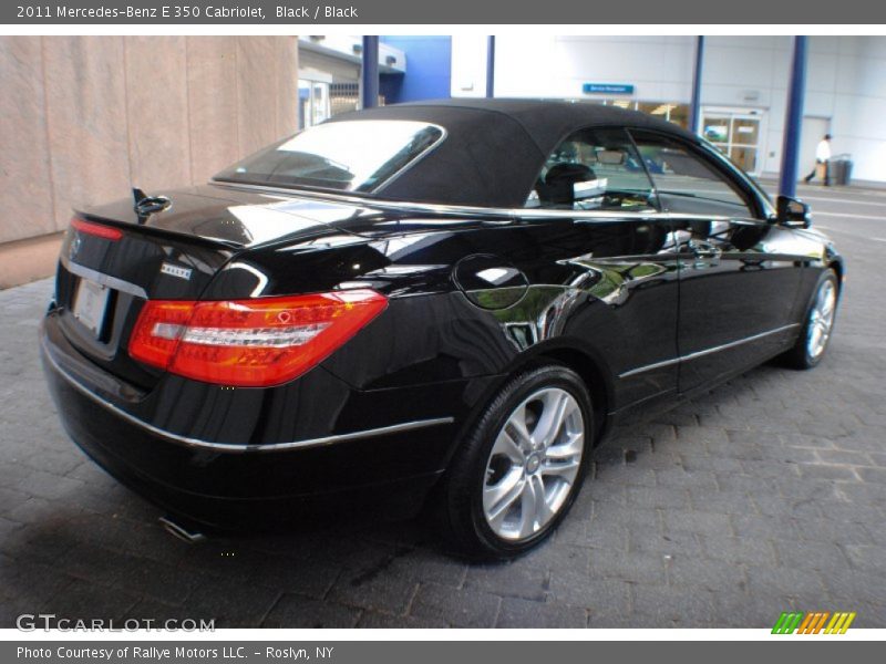 Black / Black 2011 Mercedes-Benz E 350 Cabriolet