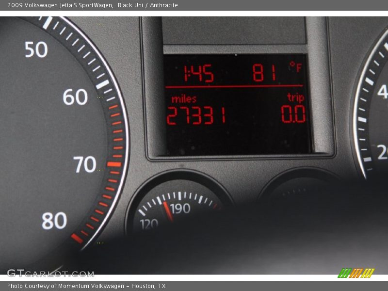 Black Uni / Anthracite 2009 Volkswagen Jetta S SportWagen