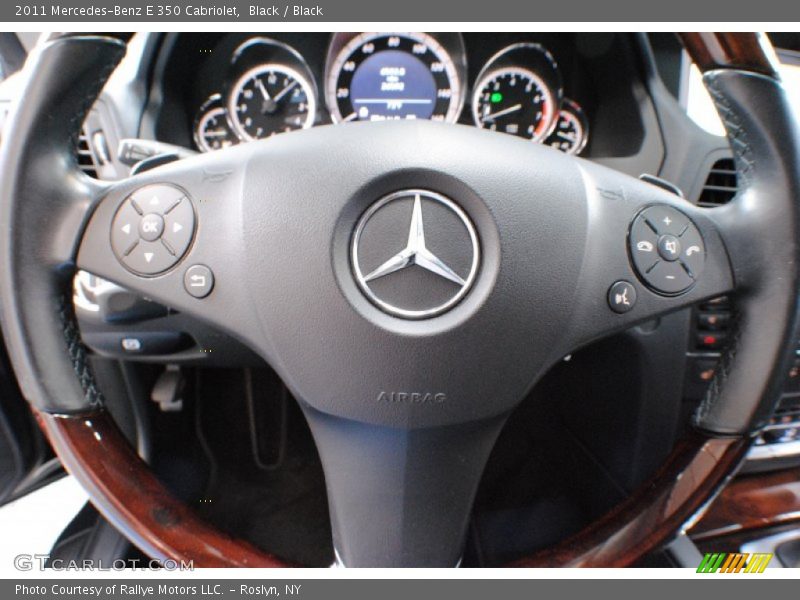 Black / Black 2011 Mercedes-Benz E 350 Cabriolet