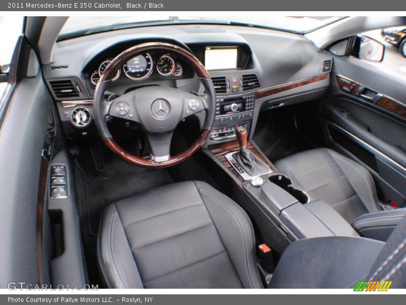 Black Interior - 2011 E 350 Cabriolet 