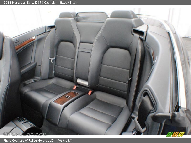 Rear Seat of 2011 E 350 Cabriolet