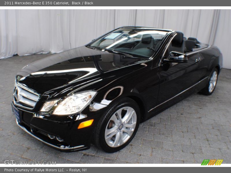 Black / Black 2011 Mercedes-Benz E 350 Cabriolet