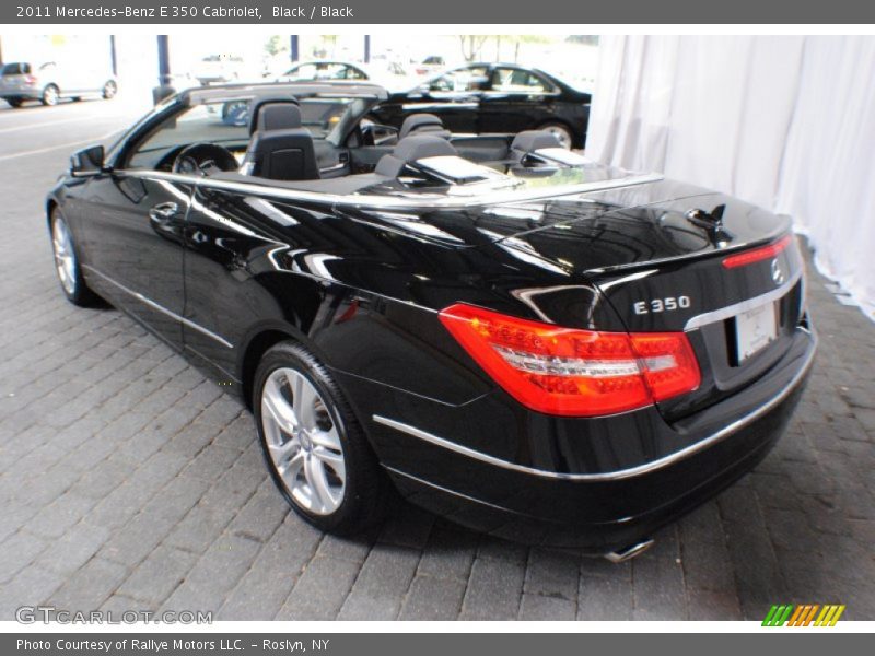 Black / Black 2011 Mercedes-Benz E 350 Cabriolet