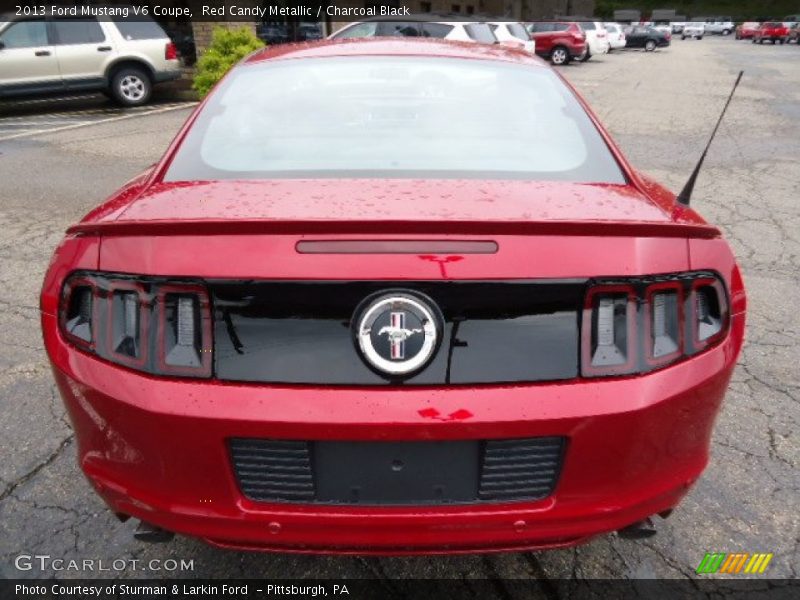 Red Candy Metallic / Charcoal Black 2013 Ford Mustang V6 Coupe