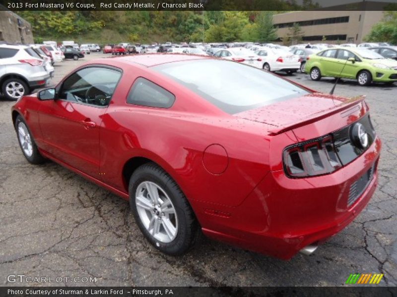 Red Candy Metallic / Charcoal Black 2013 Ford Mustang V6 Coupe