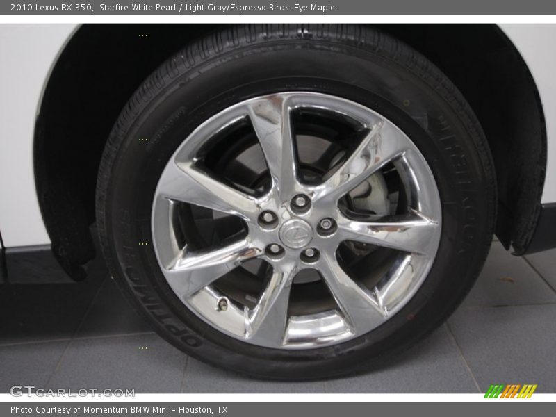 Starfire White Pearl / Light Gray/Espresso Birds-Eye Maple 2010 Lexus RX 350