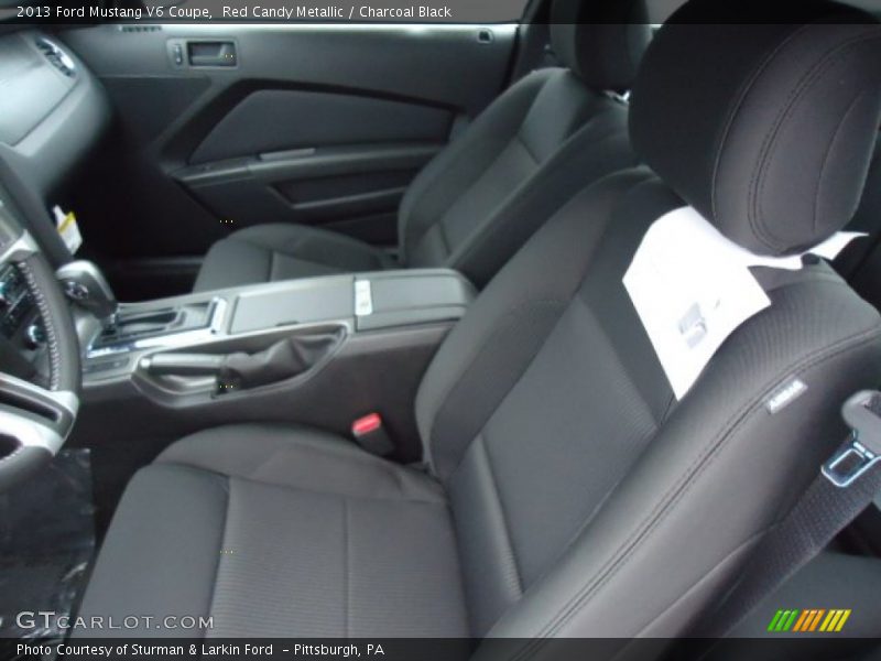 Red Candy Metallic / Charcoal Black 2013 Ford Mustang V6 Coupe
