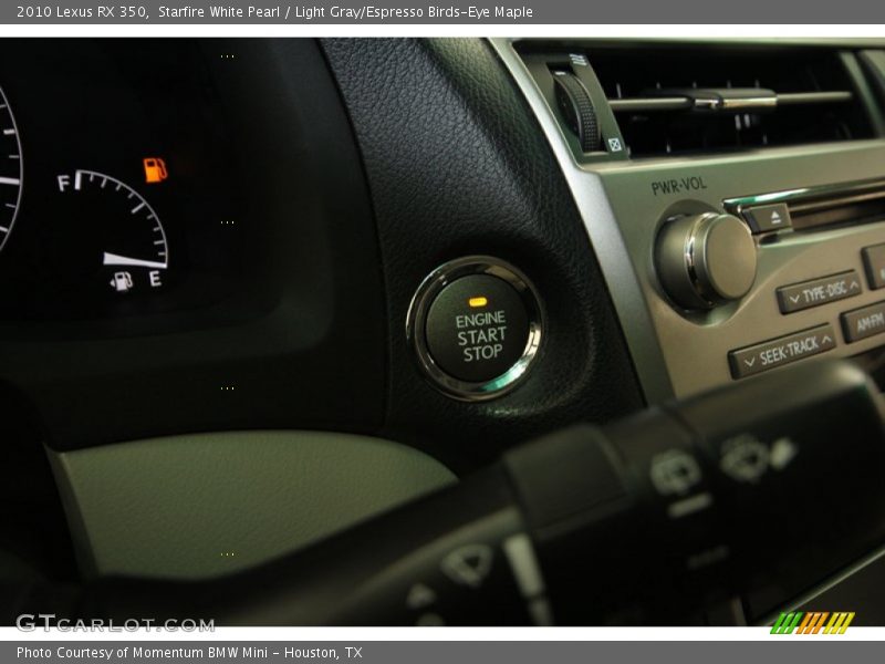 Starfire White Pearl / Light Gray/Espresso Birds-Eye Maple 2010 Lexus RX 350