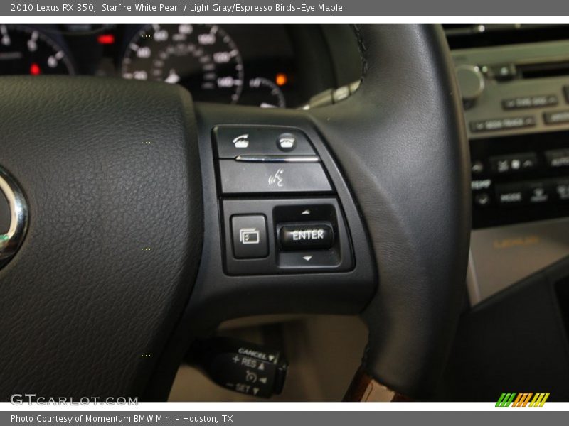 Starfire White Pearl / Light Gray/Espresso Birds-Eye Maple 2010 Lexus RX 350