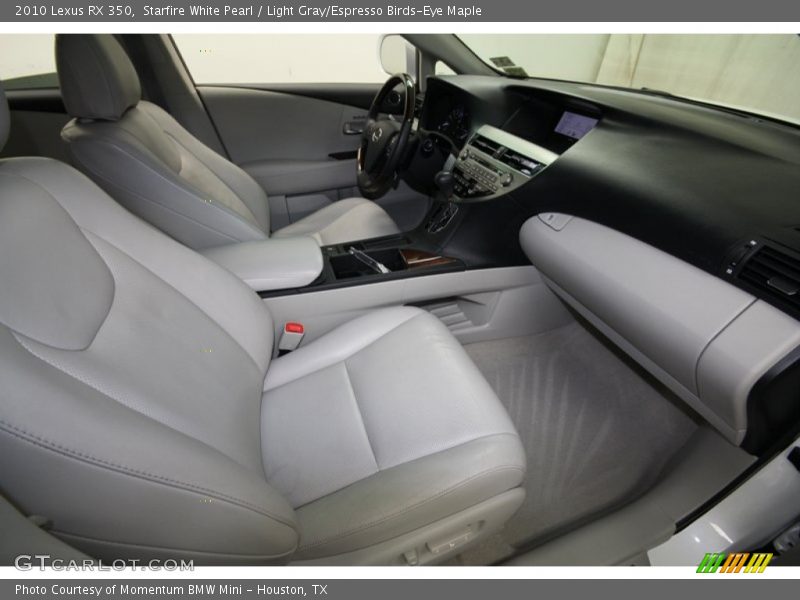Starfire White Pearl / Light Gray/Espresso Birds-Eye Maple 2010 Lexus RX 350