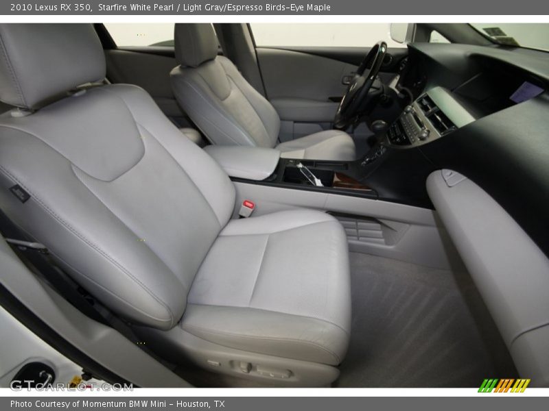 Starfire White Pearl / Light Gray/Espresso Birds-Eye Maple 2010 Lexus RX 350