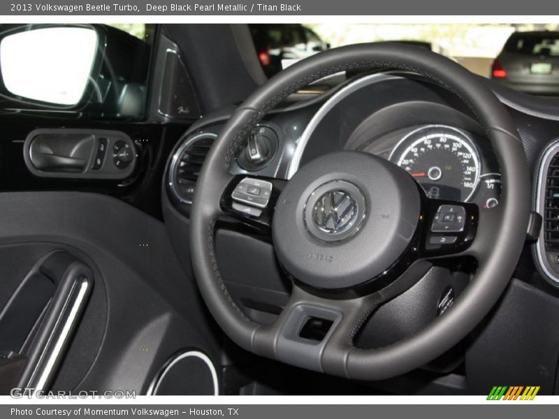 Deep Black Pearl Metallic / Titan Black 2013 Volkswagen Beetle Turbo