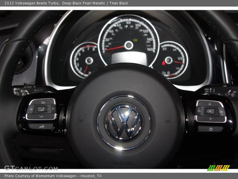 Deep Black Pearl Metallic / Titan Black 2013 Volkswagen Beetle Turbo