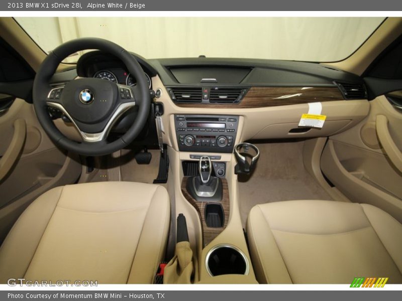 Alpine White / Beige 2013 BMW X1 sDrive 28i