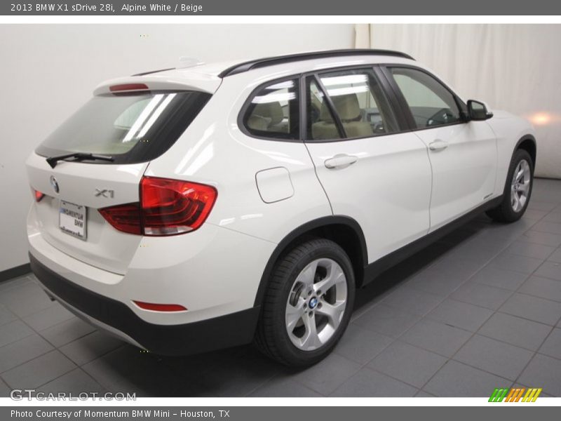 Alpine White / Beige 2013 BMW X1 sDrive 28i
