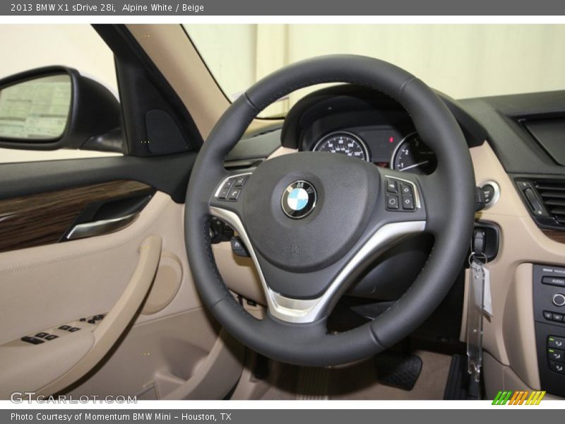 Alpine White / Beige 2013 BMW X1 sDrive 28i