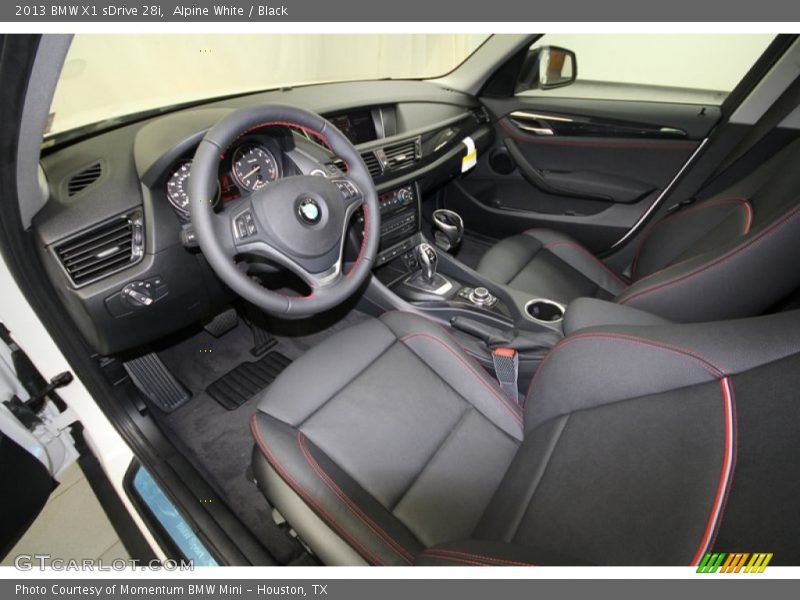 Alpine White / Black 2013 BMW X1 sDrive 28i