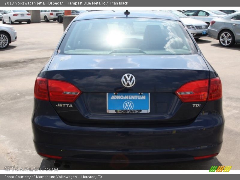 Tempest Blue Metallic / Titan Black 2013 Volkswagen Jetta TDI Sedan