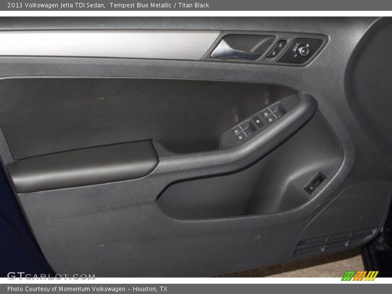 Tempest Blue Metallic / Titan Black 2013 Volkswagen Jetta TDI Sedan