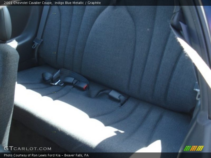 Indigo Blue Metallic / Graphite 2001 Chevrolet Cavalier Coupe