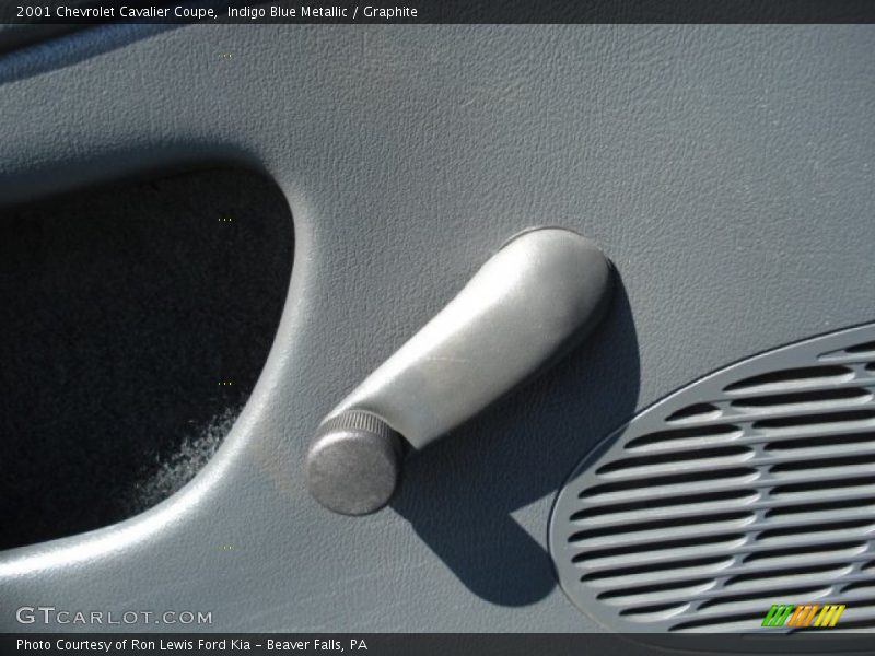 Indigo Blue Metallic / Graphite 2001 Chevrolet Cavalier Coupe