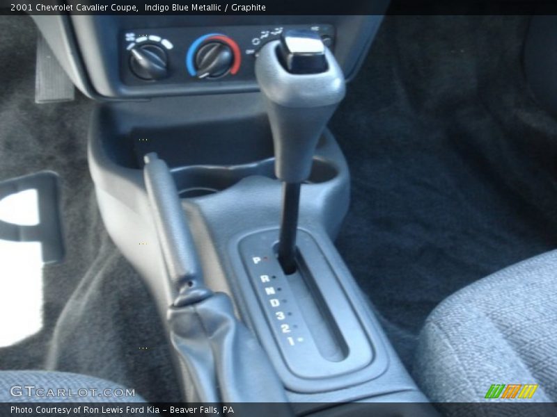 Indigo Blue Metallic / Graphite 2001 Chevrolet Cavalier Coupe