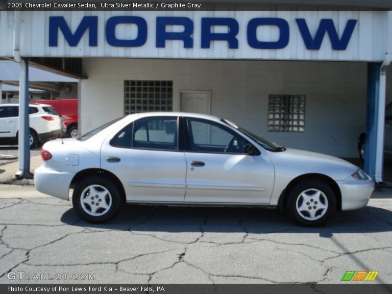 Ultra Silver Metallic / Graphite Gray 2005 Chevrolet Cavalier Sedan