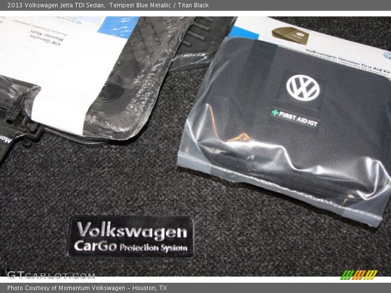 Tempest Blue Metallic / Titan Black 2013 Volkswagen Jetta TDI Sedan