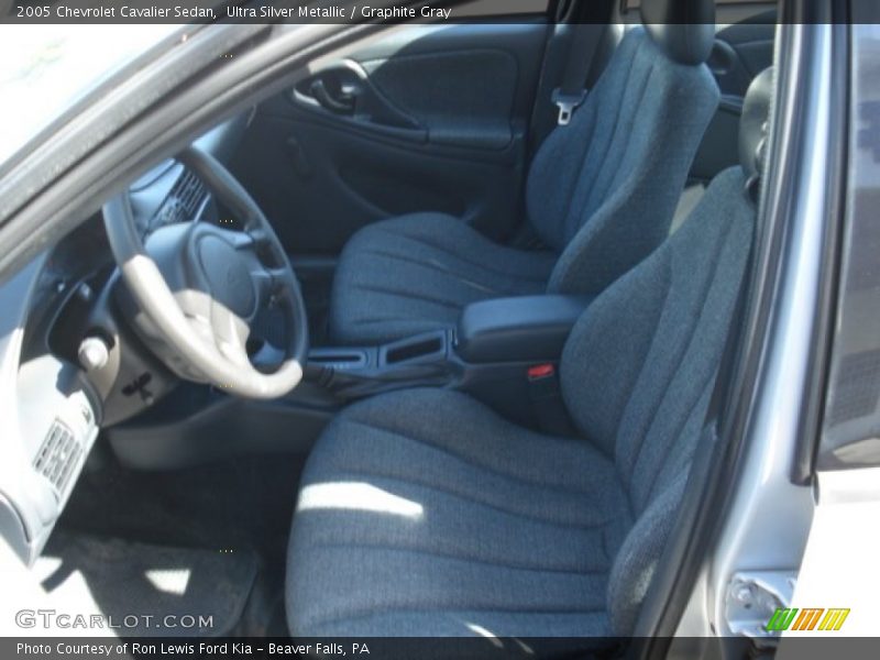 Ultra Silver Metallic / Graphite Gray 2005 Chevrolet Cavalier Sedan